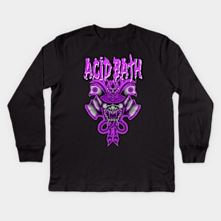 Acid Bath misanthropic Kids Long Sleeve T-Shirt